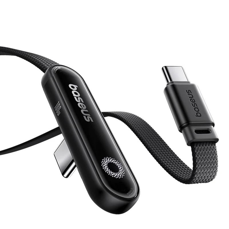 Data- en Oplaadkabel USB-C - USB-C Baseus MVP 3, 100W, 1m, Zwart P10382500121-00