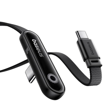 Data- en Oplaadkabel USB-C - USB-C Baseus MVP 3, 100W, 1m, Zwart P10382500121-00