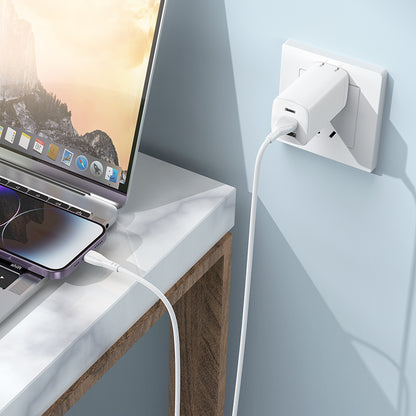 Data- en Oplaadkabel USB-A - Lightning Borofone BX121 Energy, 18W, 1m, Wit