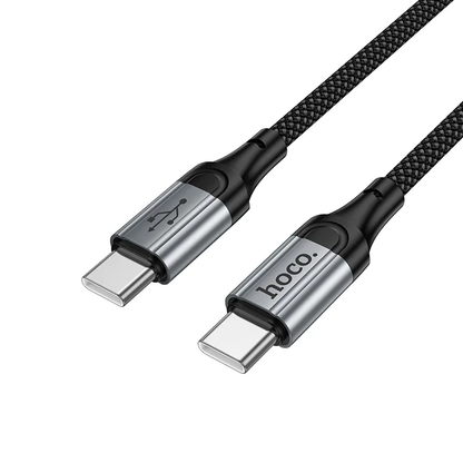 USB-C Data- en Oplaadkabel - USB-C HOCO X121, 60W, 1.5m, Zwart