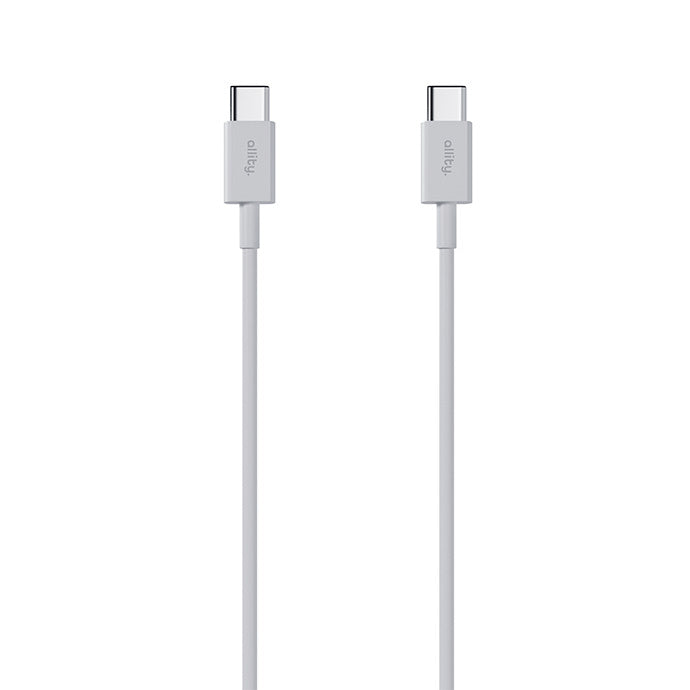 USB-C Data- en Oplaadkabel - USB-C Allity. AUC-03, 100W, 1m, Wit