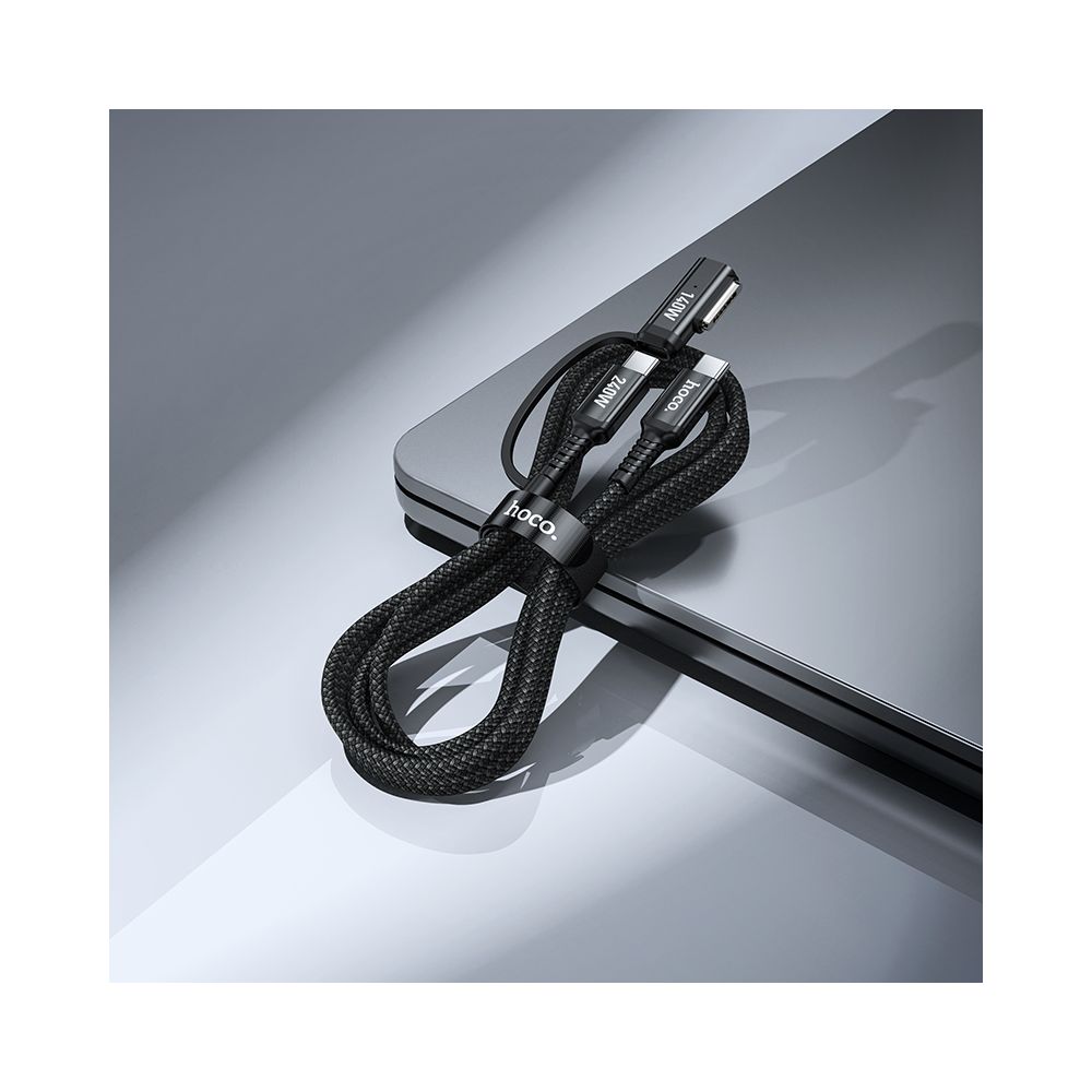 HOCO U142 Oplaadkabel, USB-C - USB-C / MagSafe 3, 240W, 1.8m, Zwart