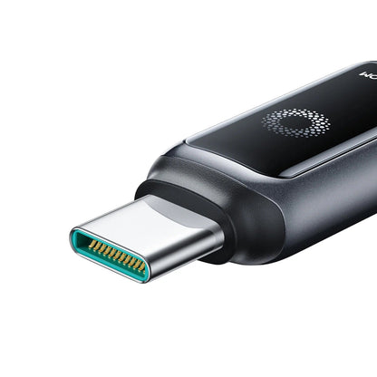 USB-C Data and Charging Cable - USB-C Joyroom S-A55 StarFlight Display, 100W, 1.2m, Black