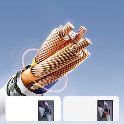 Data- en Oplaadkabel USB-A - USB-C Joyroom S-A28 Flash, 18W, 1m, Wit