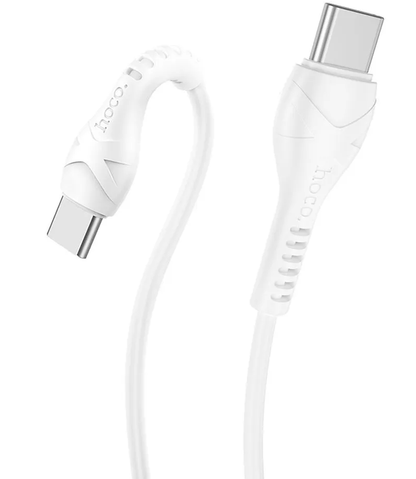 USB-C Data en Oplaadkabel - USB-C HOCO X37, 60W, 1m, Wit