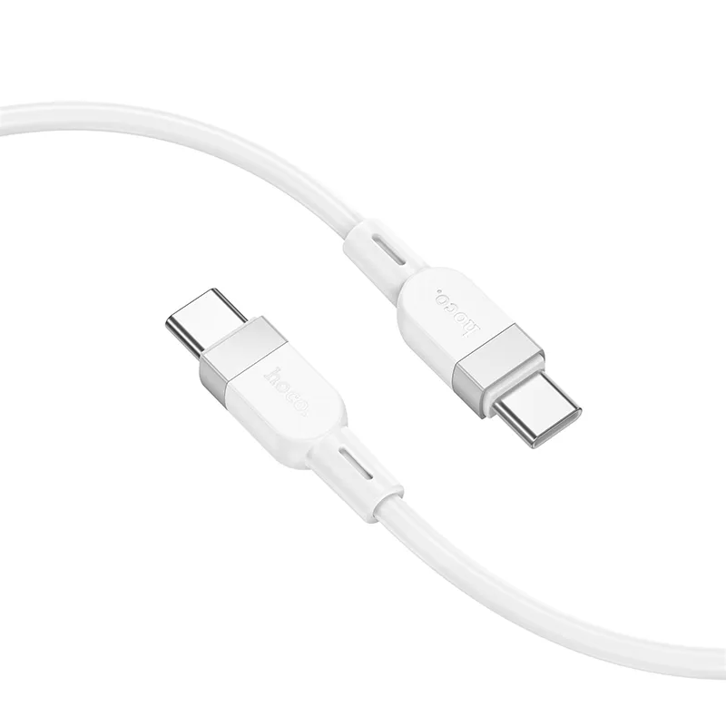 USB-C Data- en Oplaadkabel - USB-C HOCO X109, 60W, 1m, Wit