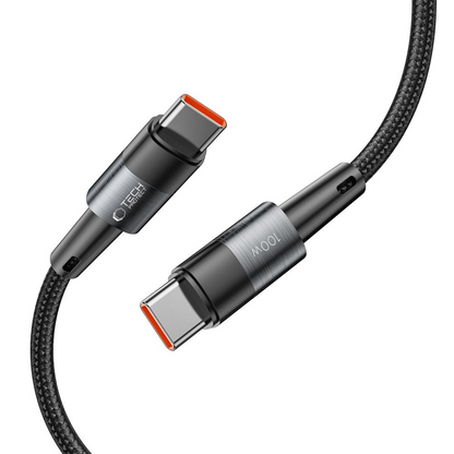 USB-C Data- en Oplaadkabel - USB-C Tech-Protect Ultraboost, 100W, 3m, Grijs