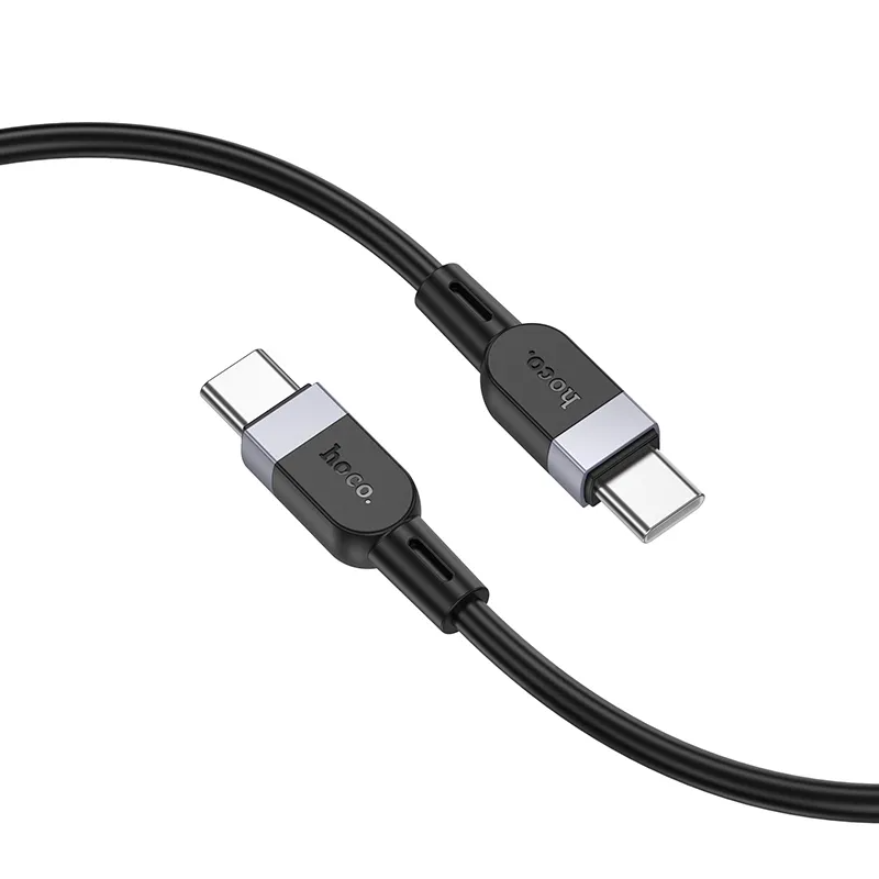 USB-C Data- en Oplaadkabel - USB-C HOCO X109, 60W, 3m, Zwart