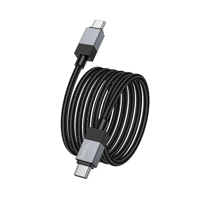 USB-C Data- en Oplaadkabel - USB-C HOCO X110, 60W, 1m, Zwart