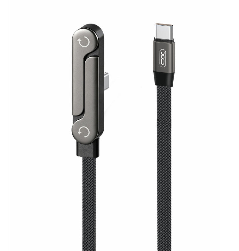 USB-C Data- en Oplaadkabel - USB-C XO Design NB-Q311, 240W, 1,5m, Zwart