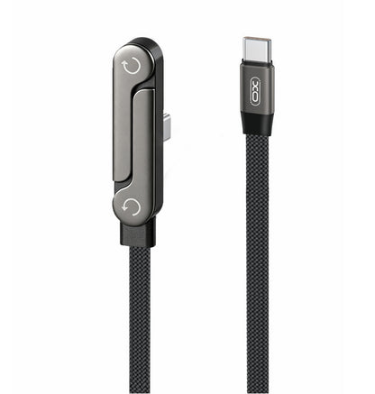 USB-C Data- en Oplaadkabel - USB-C XO Design NB-Q311, 240W, 1,5m, Zwart