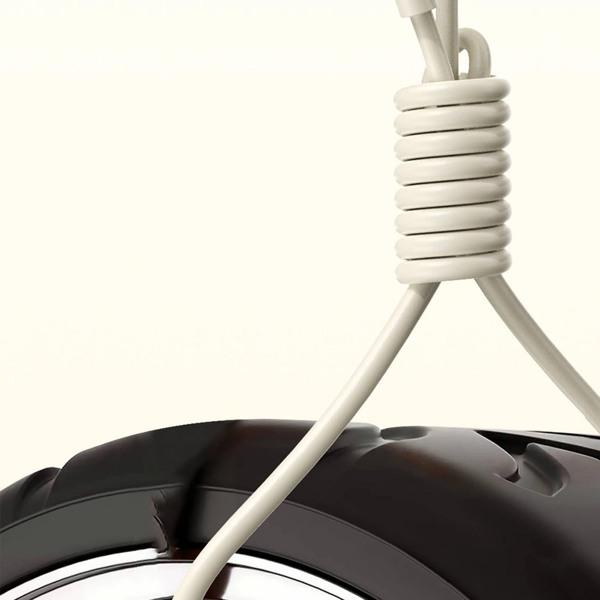 USB-A - Lightning Dudao L7SL Data- en Oplaadkabel, 18W, 1m, Beige