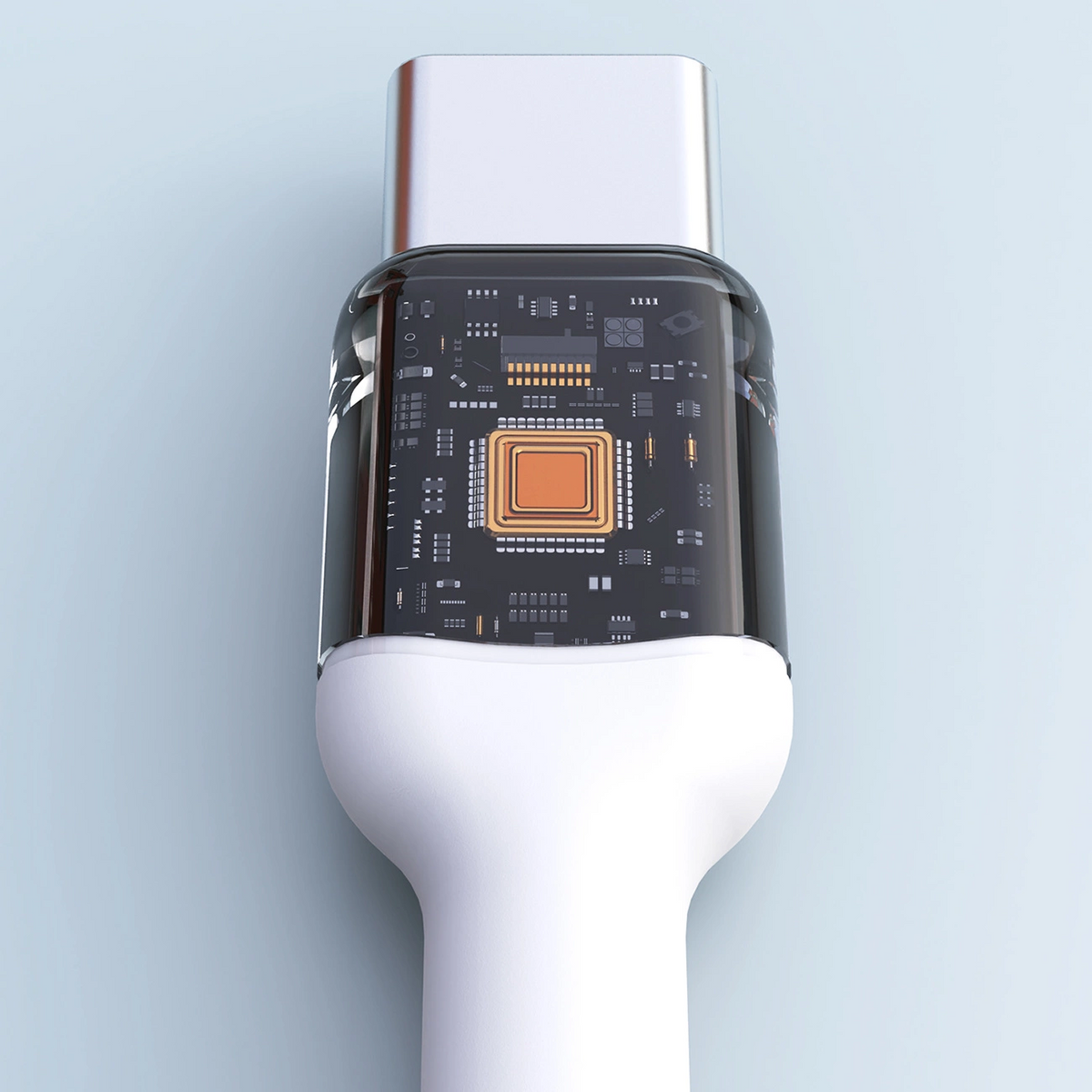 USB-C Data- en Oplaadkabel - USB-C Dudao L9C Max, 240W, 1,2m, Wit