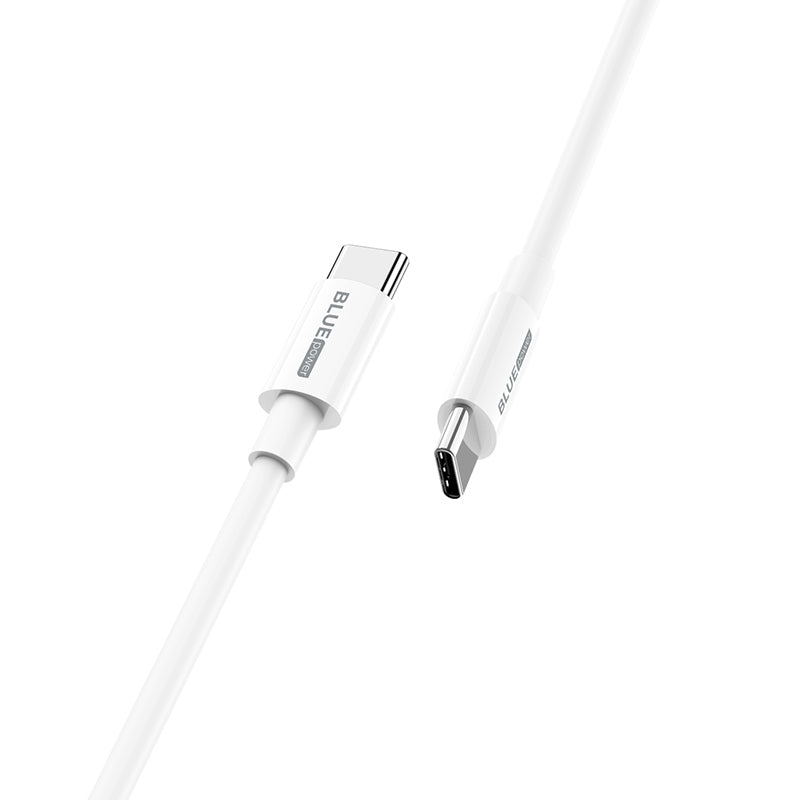 Data and Charging Cable USB-C - USB-C BLUE Power BBX44, 100W, 1m, White