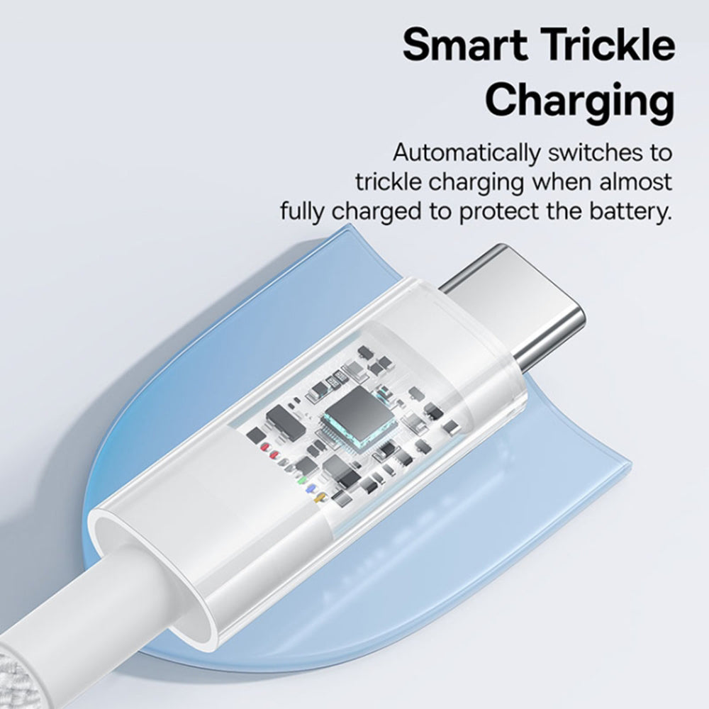 USB-C Data and Charging Cable - USB-C Baseus Gem, 100W, 2m, White P10373000211-01