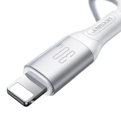 USB-C - Lightning Data en Oplaadkabel Joyroom S-A28 Flash, 30W, 1m, Wit