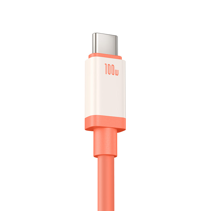Data- en Oplaadkabel USB-A - USB-C Baseus Zero Degree Series, 100W, 2m, Rood