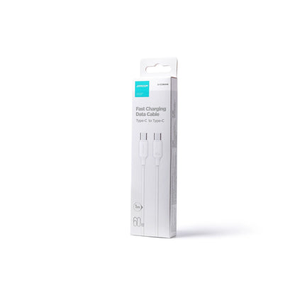 USB-C Data- en Oplaadkabel - USB-C Joyroom S-A9, 60W, 1m, Wit