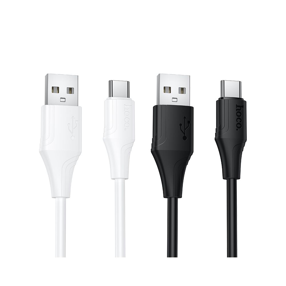 Data- en Oplaadkabel USB-A - USB-C HOCO X124, 18W, 1m, Zwart