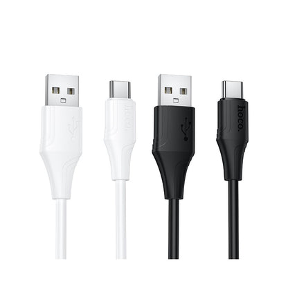 Data- en Oplaadkabel USB-A - USB-C HOCO X124, 18W, 1m, Zwart