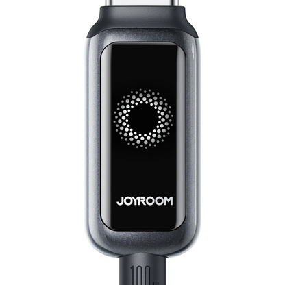 Data- en Oplaadkabel USB-A - Lightning Joyroom S-A55 StarFlight Display, 18W, 1.2m, Zwart