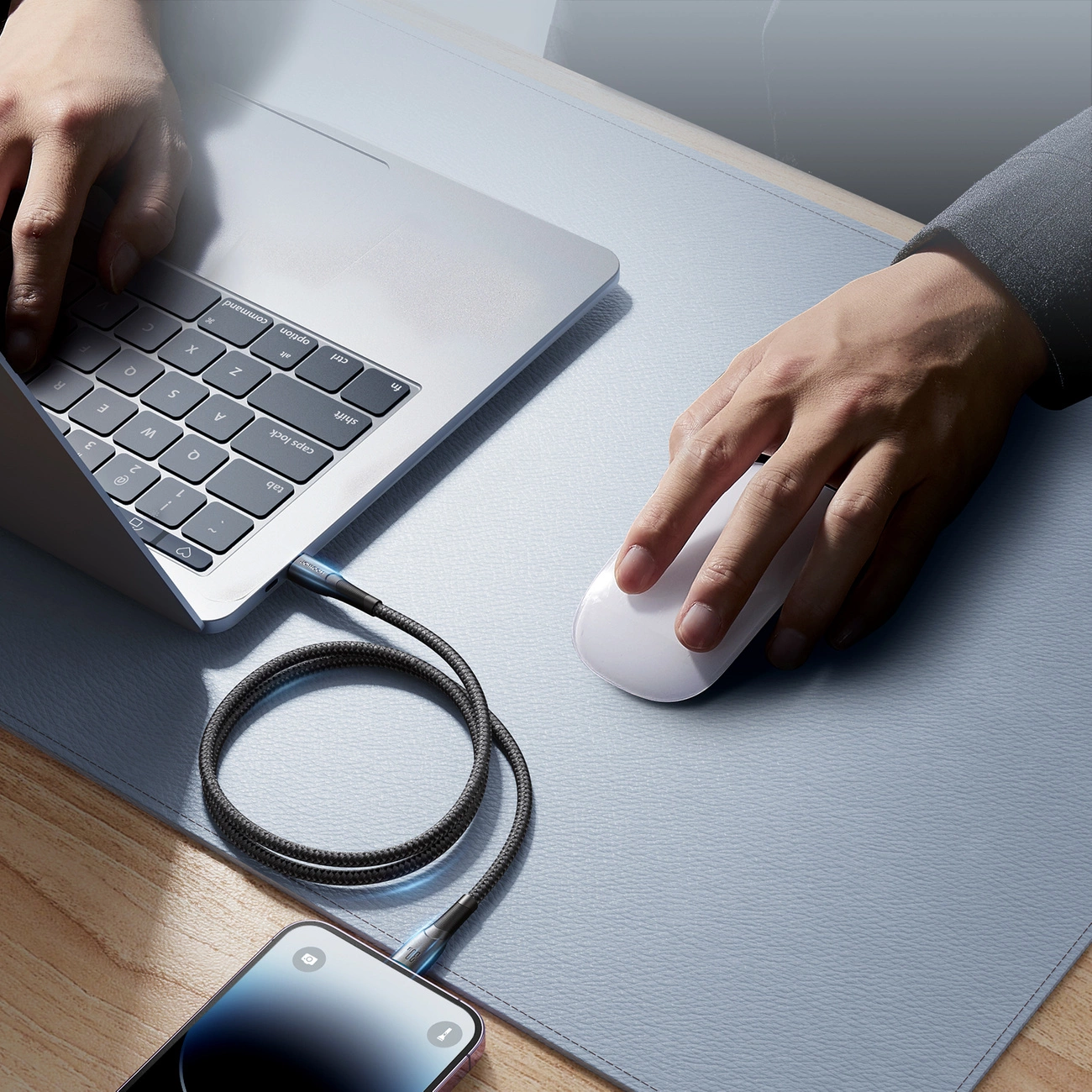 USB-C - Lightning Data en Oplaadkabel Joyroom S-A32, 30W, 1m, Zwart