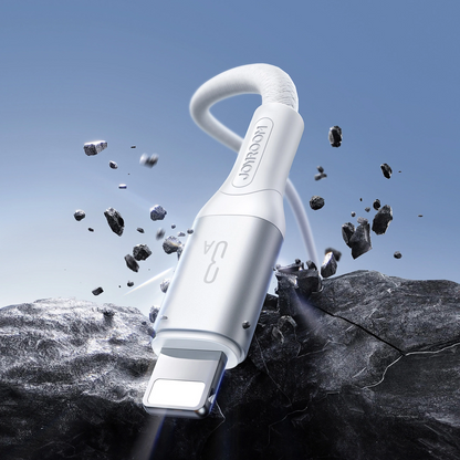 USB-A - Lightning Joyroom S-A28 Flash Data- en Oplaadkabel, 18W, 1m, Wit