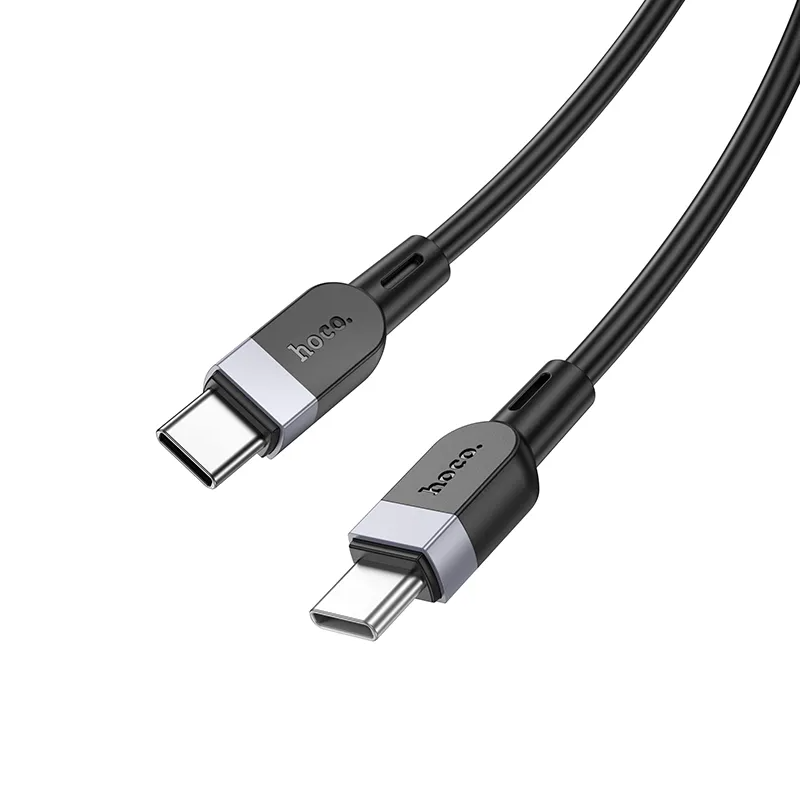 USB-C Data- en Oplaadkabel - USB-C HOCO X109, 60W, 3m, Zwart
