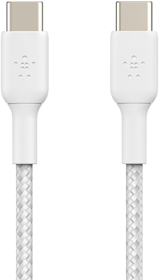 USB-C Data- en Oplaadkabel - USB-C Belkin BoostCharge Pro, 60W, 2m, Wit CAB004bt2MWH