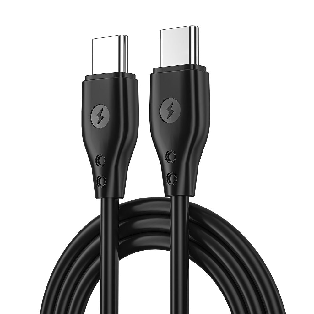 USB-C data- en oplaadkabel - USB-C WiWu Wi-C002, 67W, 1m, Zwart 