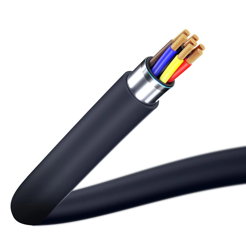 USB-C Data- en Oplaadkabel - USB-C 3MK Hyper, 100W, 1.2m, Zwart
