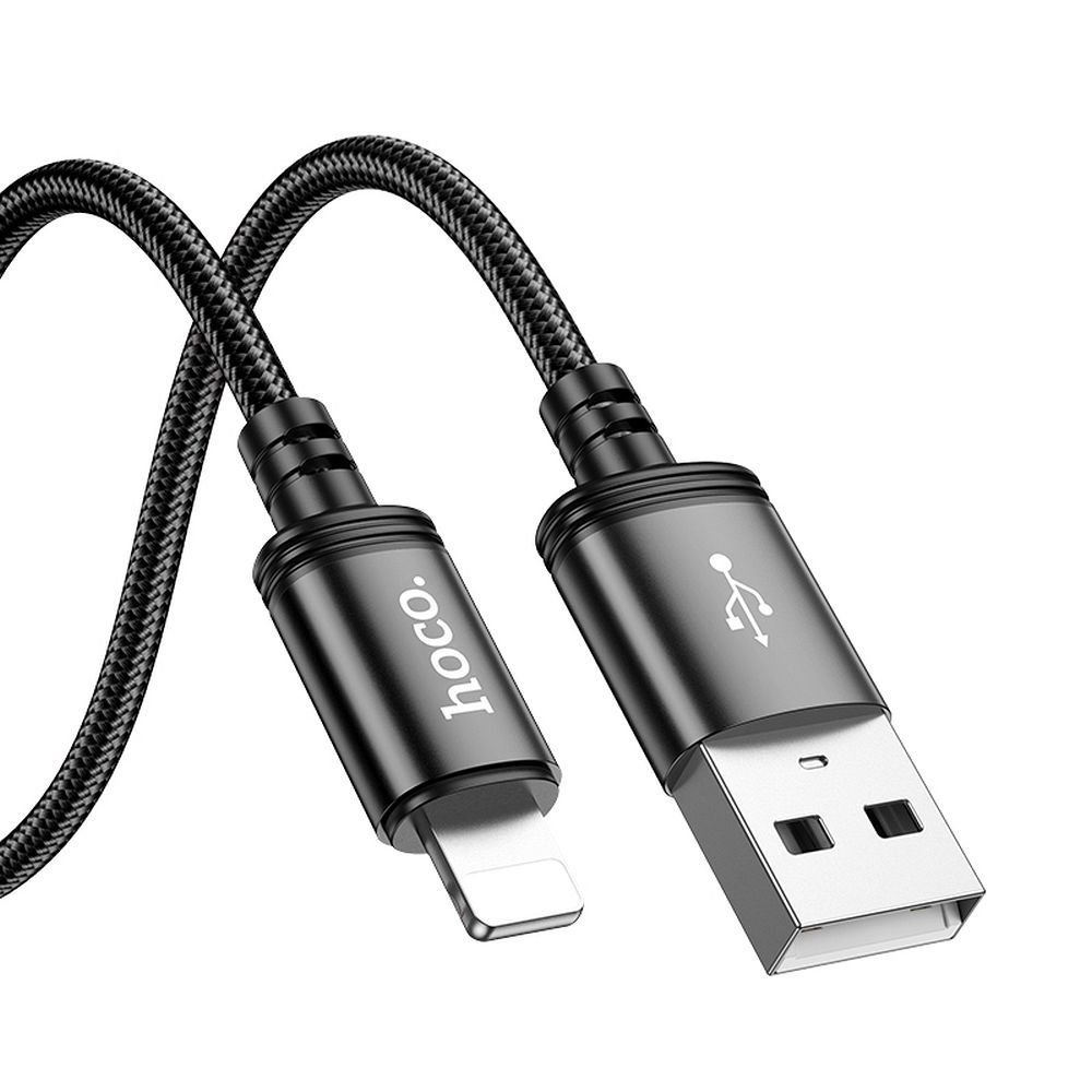 Data- en Oplaadkabel USB-A - Lightning HOCO X89, 18W, 2m, Zwart