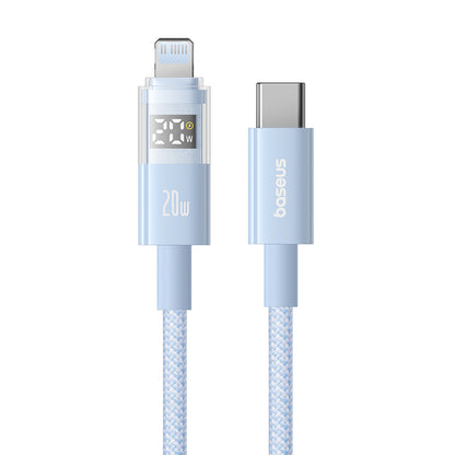 Data- en Oplaadkabel USB-C - USB-C Baseus Display 2, 100W, 1m, Blauw P10382702311-00