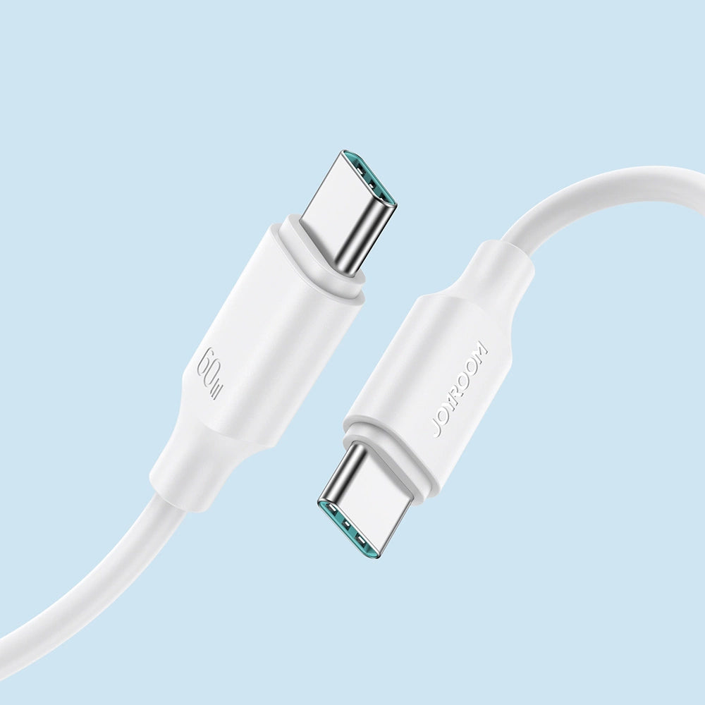 USB-C Data- en Oplaadkabel - USB-C Joyroom S-A9, 60W, 1m, Wit