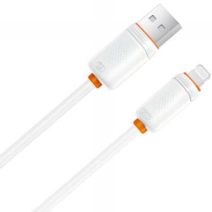 USB-A - Lightning Data en Oplaadkabel XO Design NB302, 18W, 1m, Wit