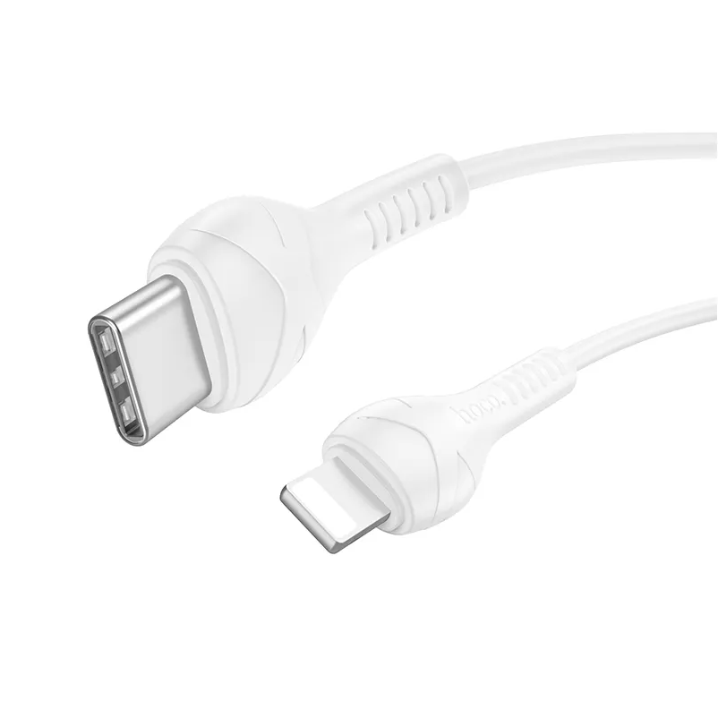 USB-C - Lightning Data- en Oplaadkabel HOCO X37, 27W, 1m, Wit