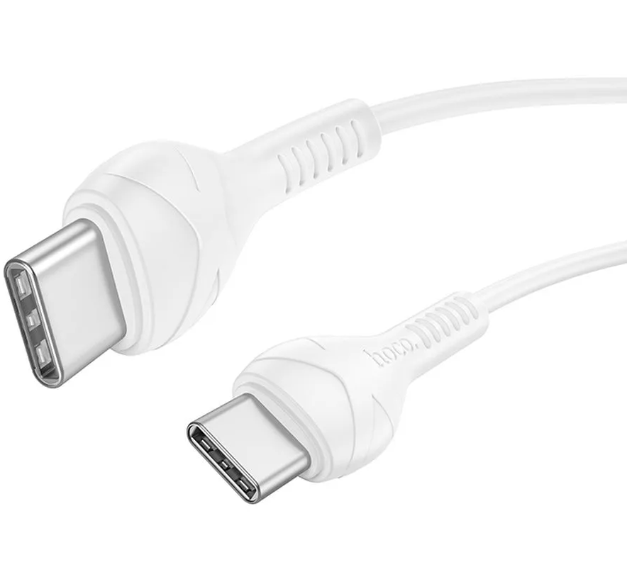 USB-C Data en Oplaadkabel - USB-C HOCO X37, 60W, 1m, Wit