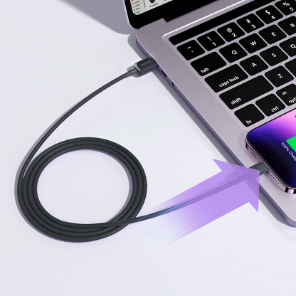 USB-A - Lightning Data- en Oplaadkabel Joyroom S-A14, 18W, 1,2m, Zwart
