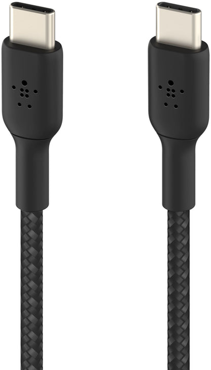 USB-C Data- en Oplaadkabel - USB-C Belkin BoostCharge Pro, 60W, 2m, Zwart CAB004bt2MBK