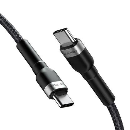 USB-C Data- en Oplaadkabel - USB-C WZK WNBCC2, 65W, 2m, Zwart