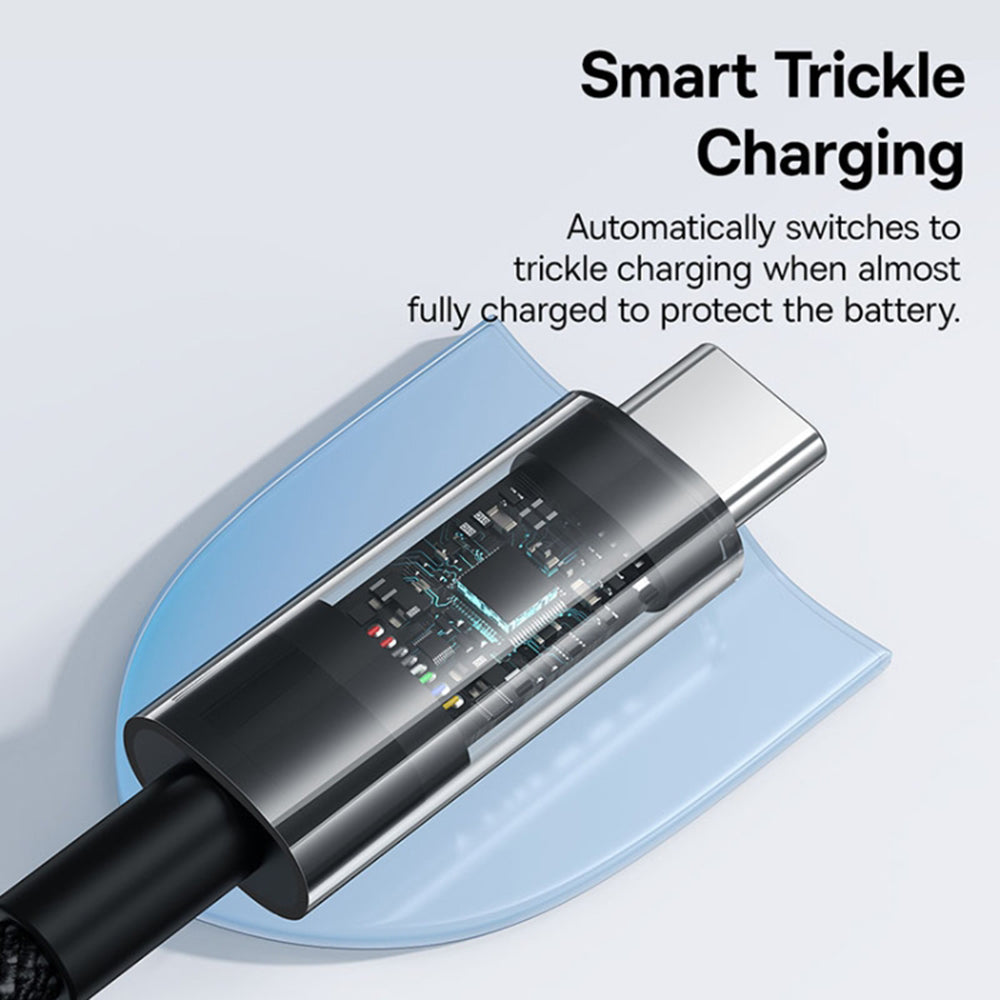 USB-C Data and Charging Cable - USB-C Baseus Gem, 100W, 2m, Black P10373000111-01