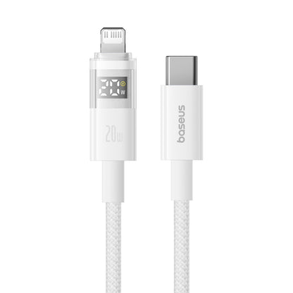 USB-C - USB-C Baseus Display 2 Data- en Oplaadkabel, 100W, 1m, Wit P10382702211-00