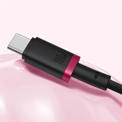 USB-C Data en Oplaadkabel - USB-C Baseus Dura Series, 240W, 1m, Rood P10377803U03-01