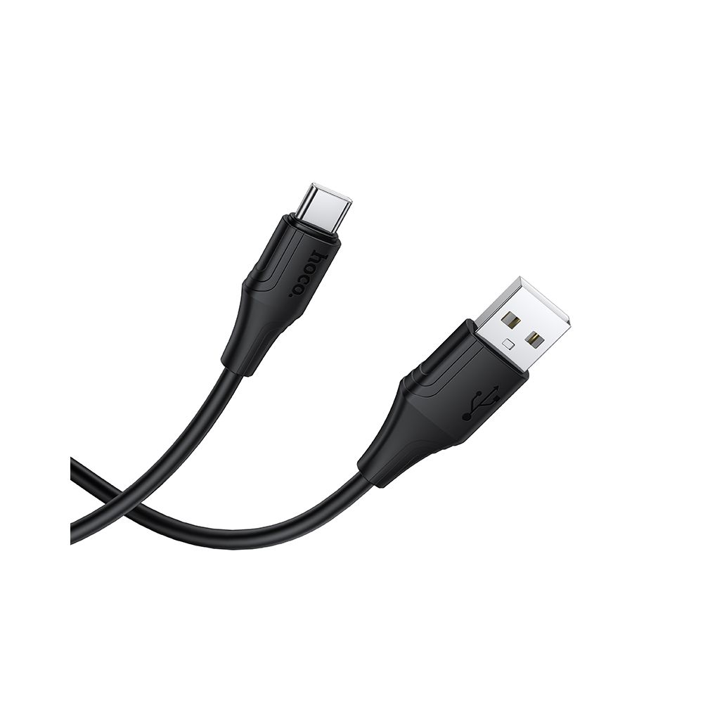 Data- en Oplaadkabel USB-A - USB-C HOCO X124, 18W, 1m, Zwart
