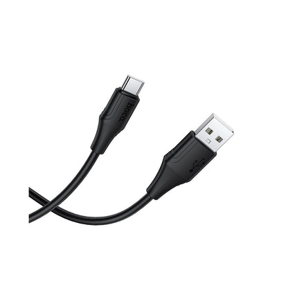 Data- en Oplaadkabel USB-A - USB-C HOCO X124, 18W, 1m, Zwart