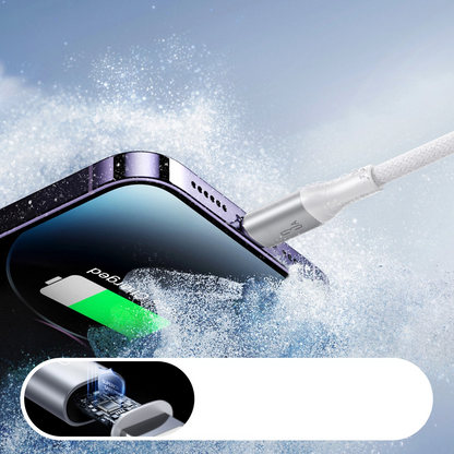 USB-A - Lightning Joyroom S-A28 Flash Data- en Oplaadkabel, 18W, 1m, Wit