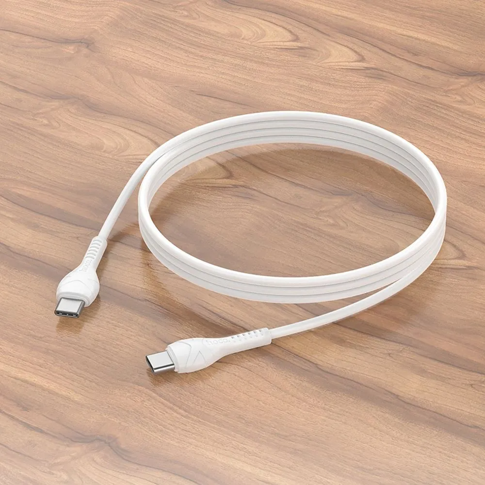 USB-C Data en Oplaadkabel - USB-C HOCO X37, 60W, 1m, Wit