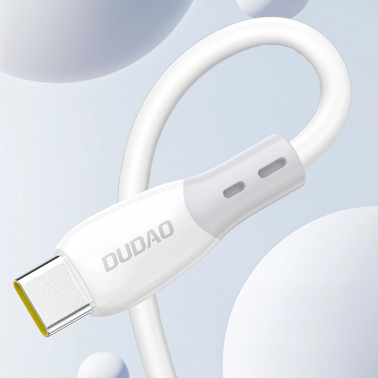 USB-C - Lightning Dudao L25SX Data- en Oplaadkabel, 30W, 1m, Wit