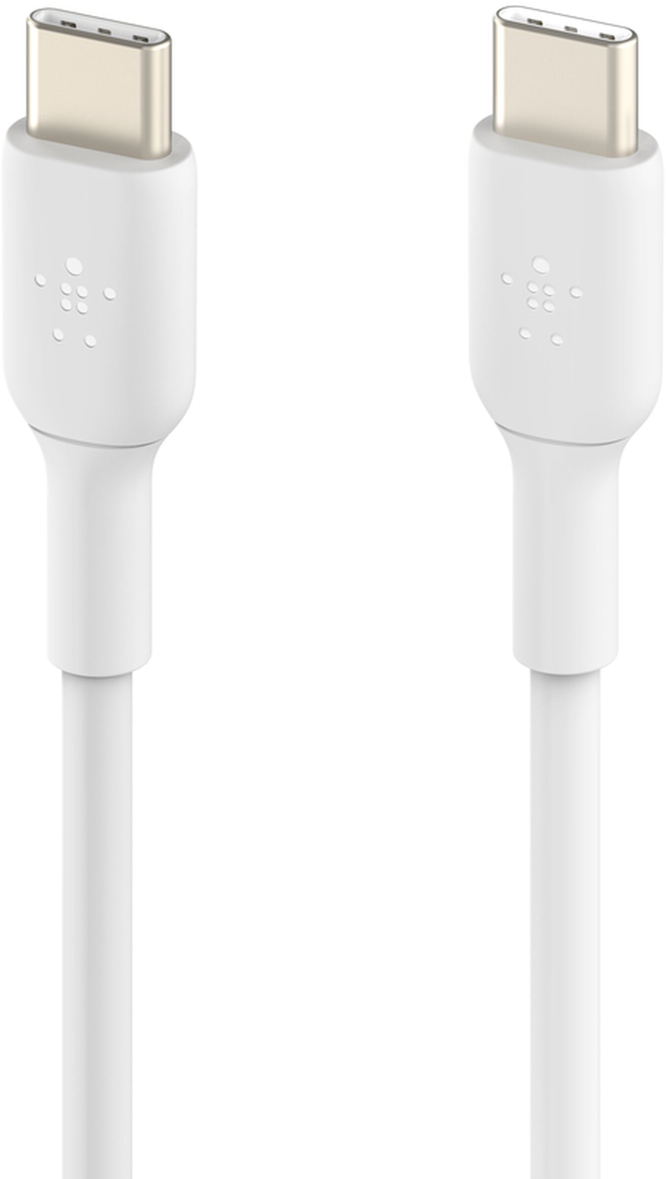 USB-C Data and Charging Cable - USB-C Belkin BoostCharge, 60W, 1m, Set of 2 pieces, White CAB003bt1MWH2PK