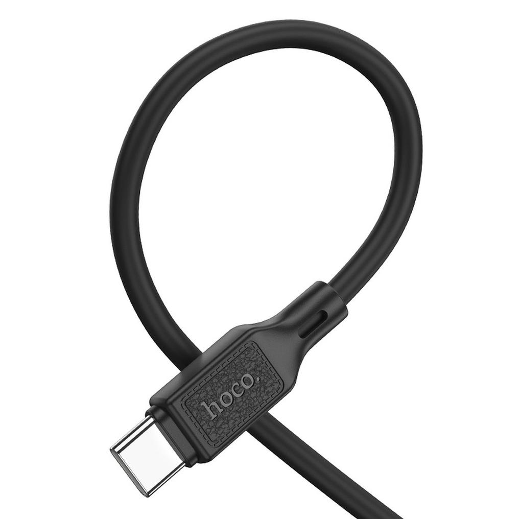 USB-C Data- en Oplaadkabel - USB-C HOCO X90, 60W, 1m, Zwart